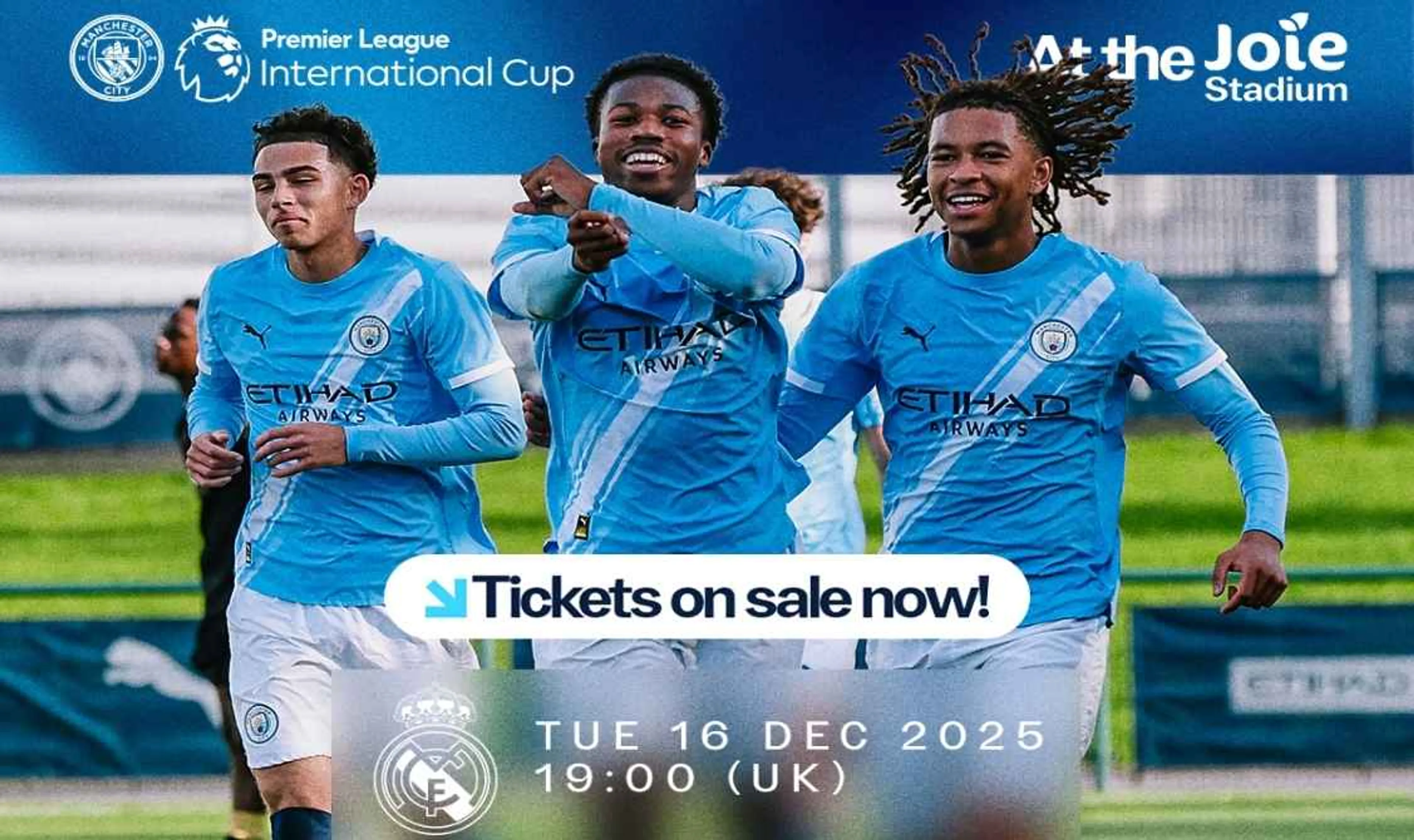 Man City EDS vs Real Madrid £3 Tickets