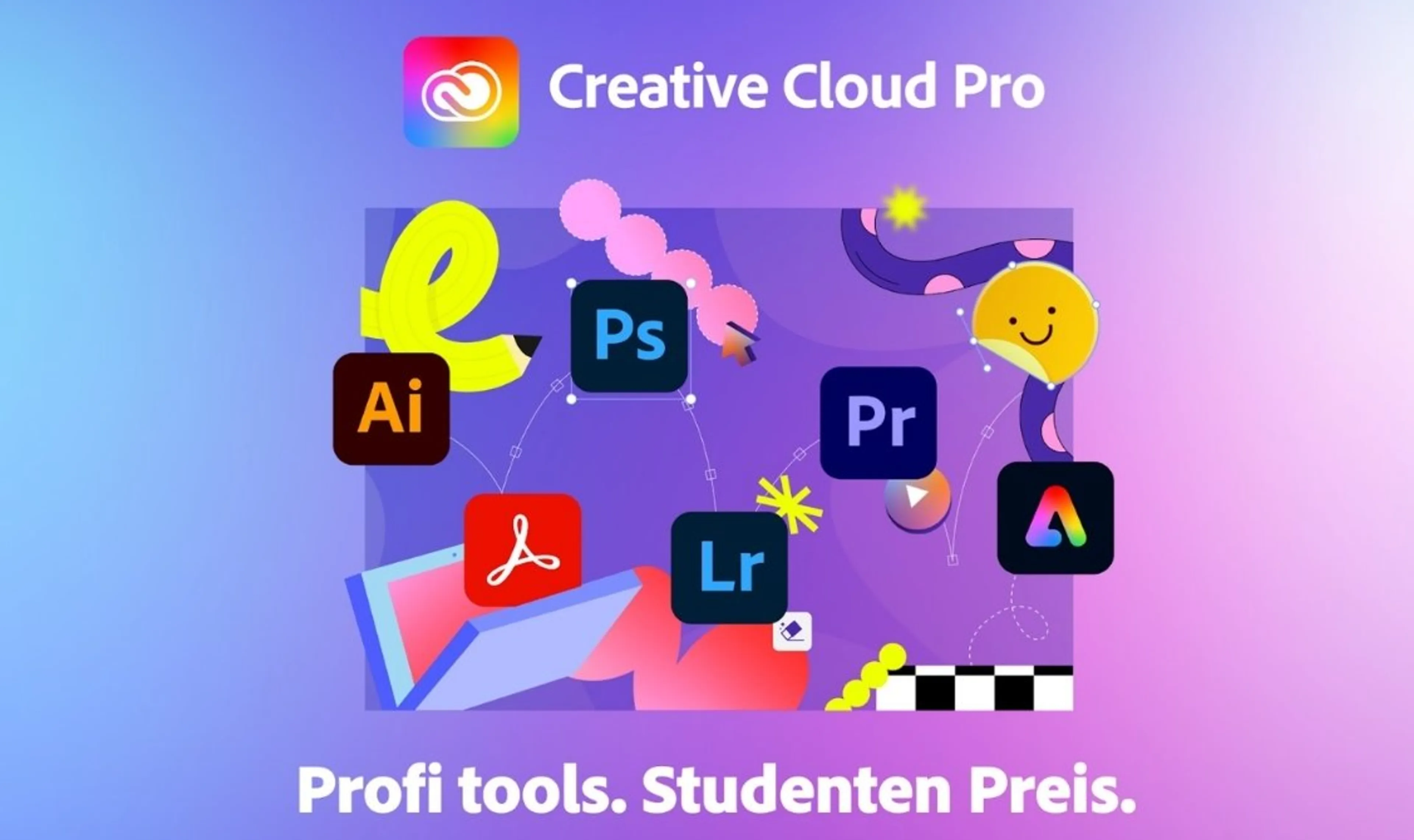 Studenten sparen über 70% bei Adobe