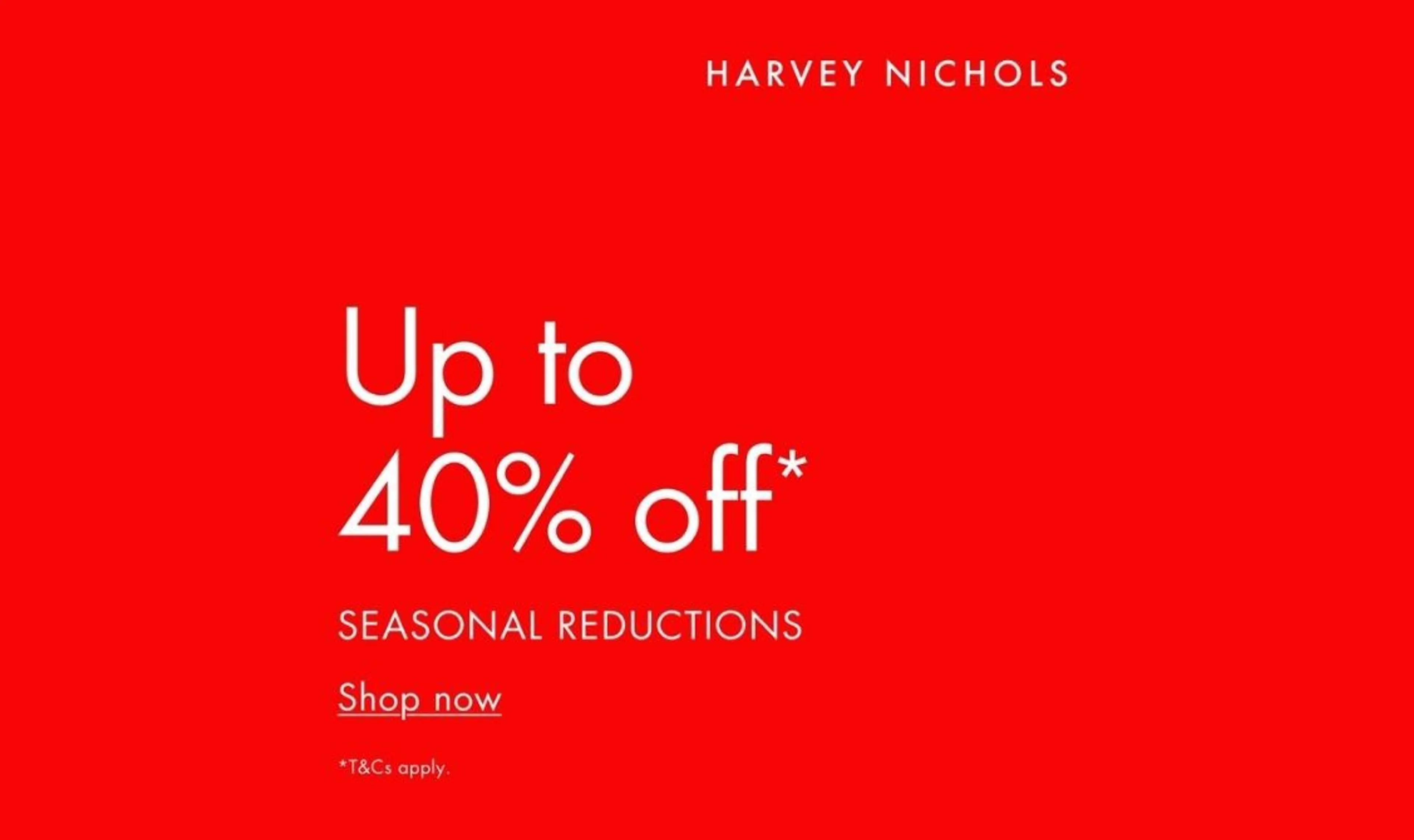 Up to 40% Off fashion for REWARDS members