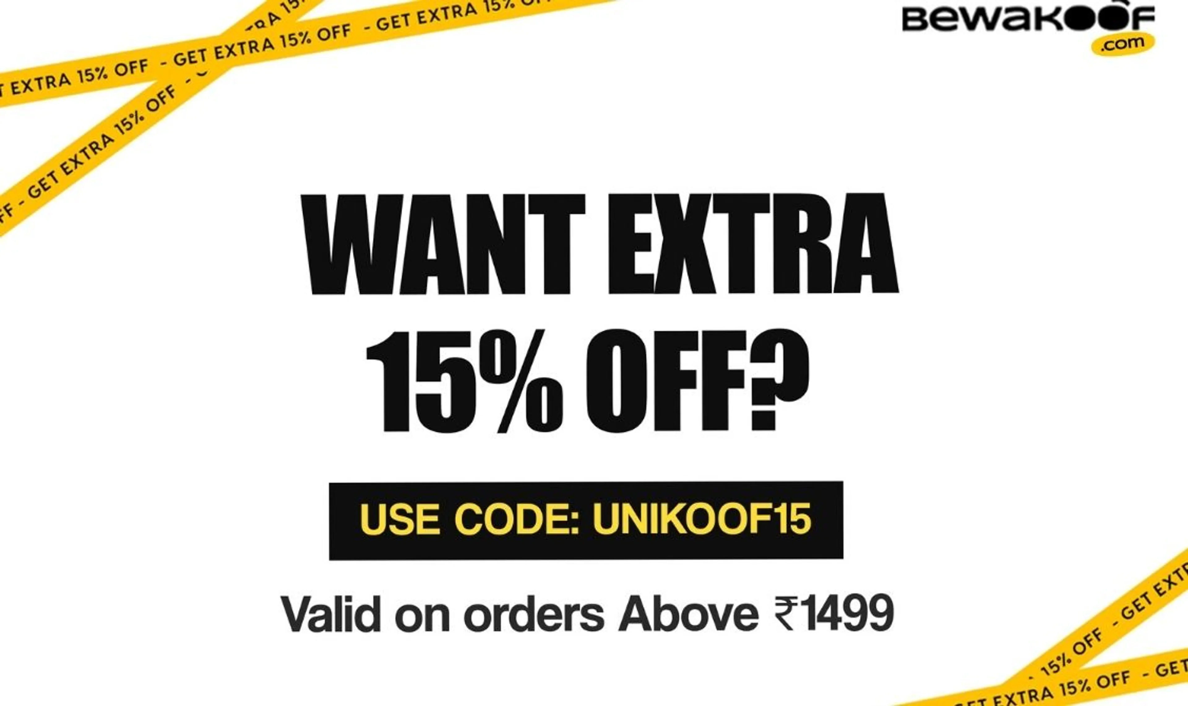 Extra 15% off