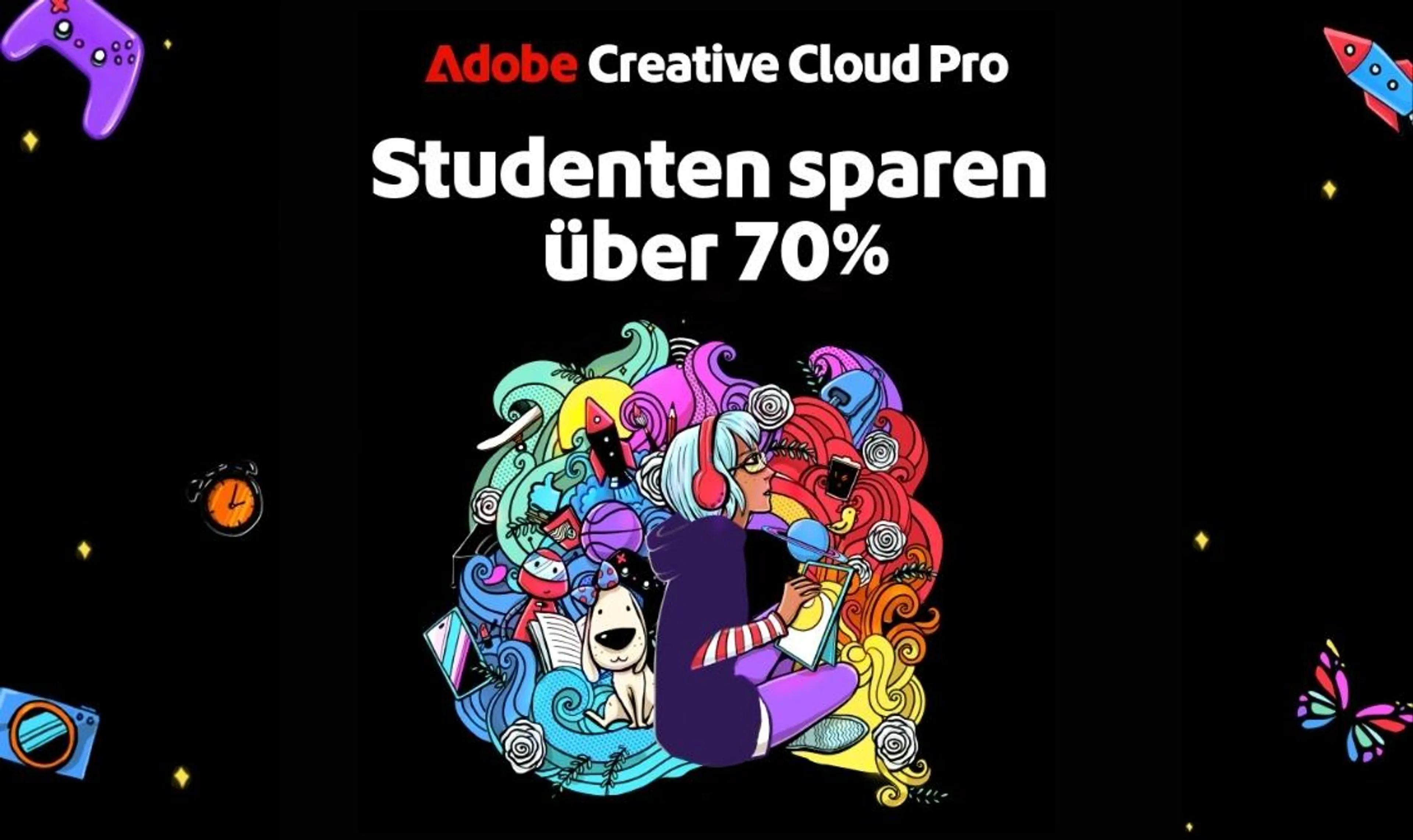Studenten sparen über 70% bei Adobe