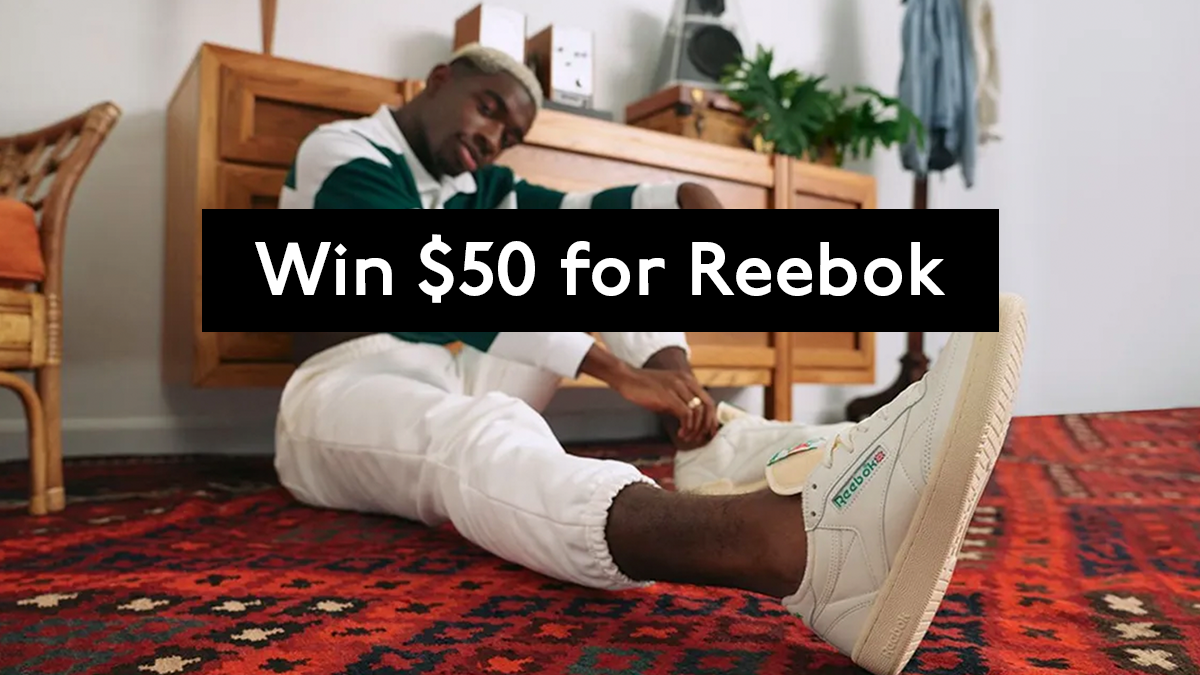 Win $50 gift card for Reebok!! 