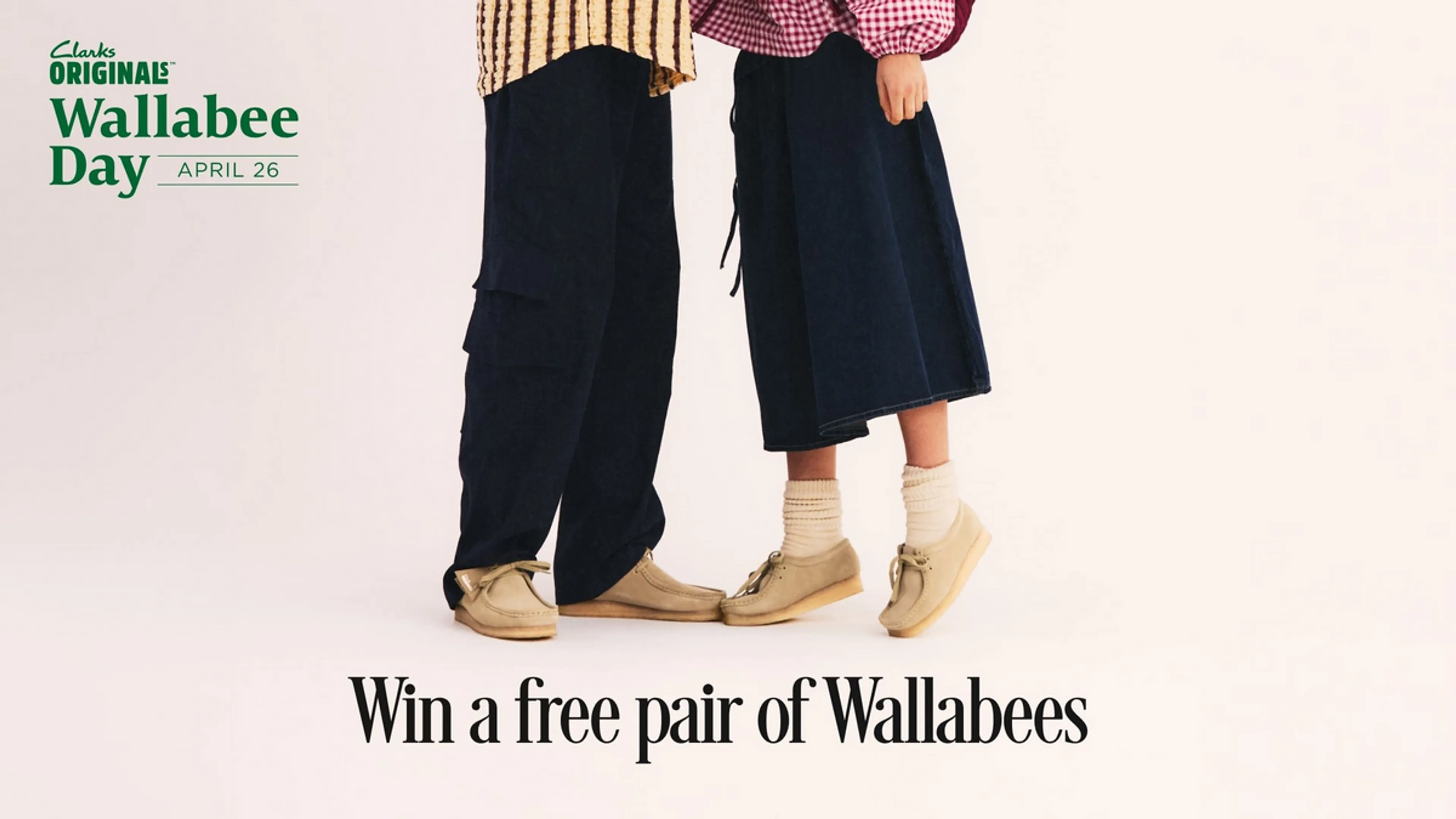 Win a pair of Clarks Original Wallabee
