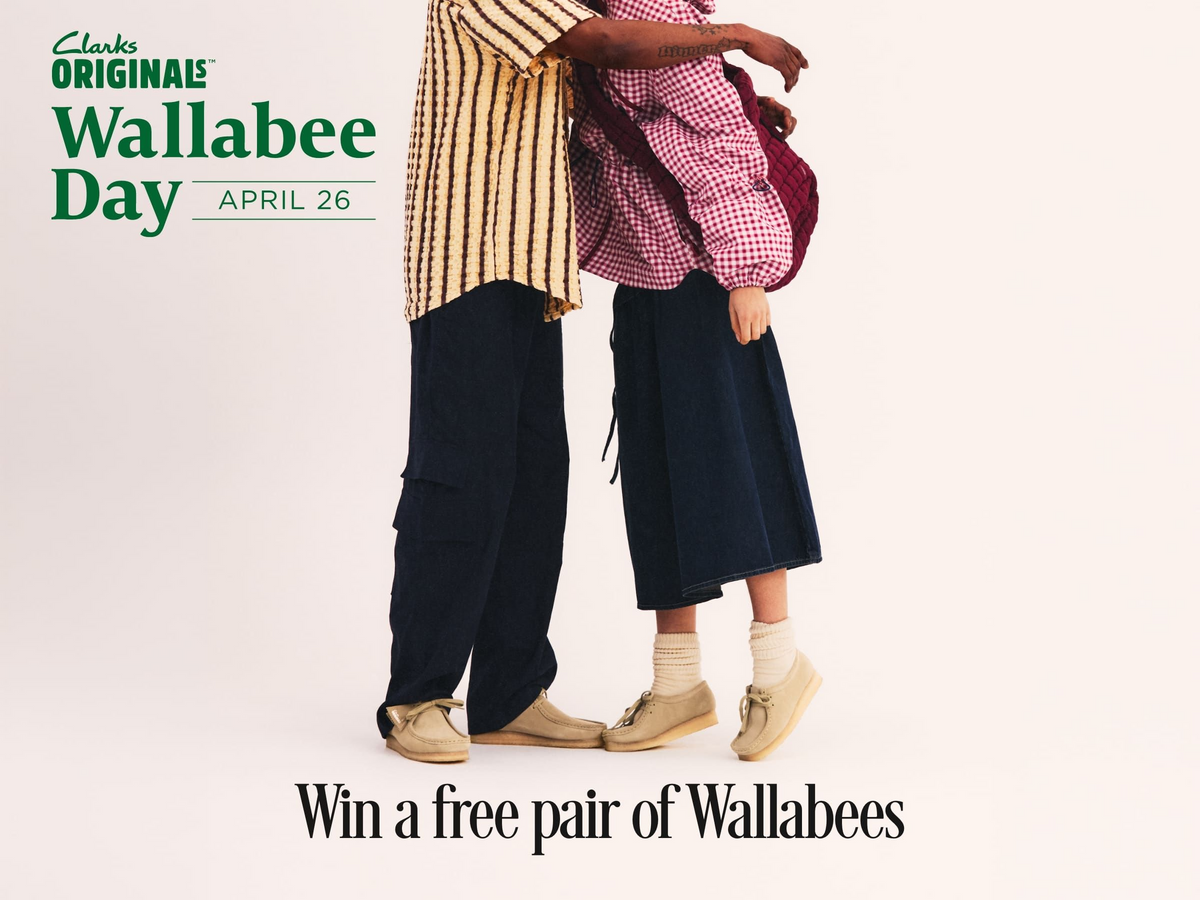 WIN Your Choice of Clarks Wallabee