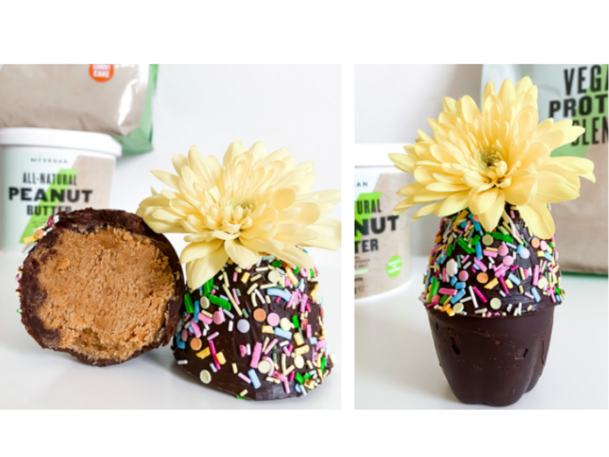 Flower Pot Fudge🌼 | Vegan Easter Recipes