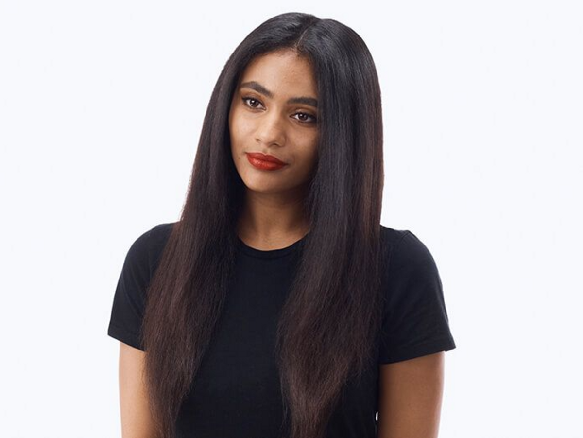 HOW TO STRAIGHTEN LONG TEXTURED HAIR