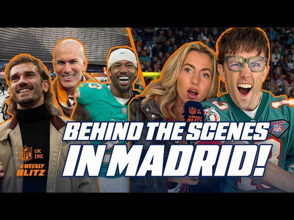 INCREDIBLE atmosphere at the NFL in Madrid! 🇪🇸