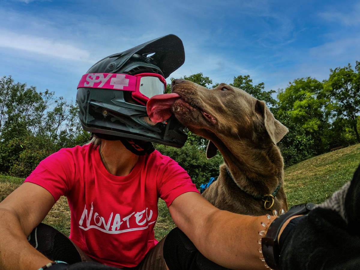 Lifegoals: Biken gehen mit Hund 🚲🐶 so wie Helene und Merlin 🐕