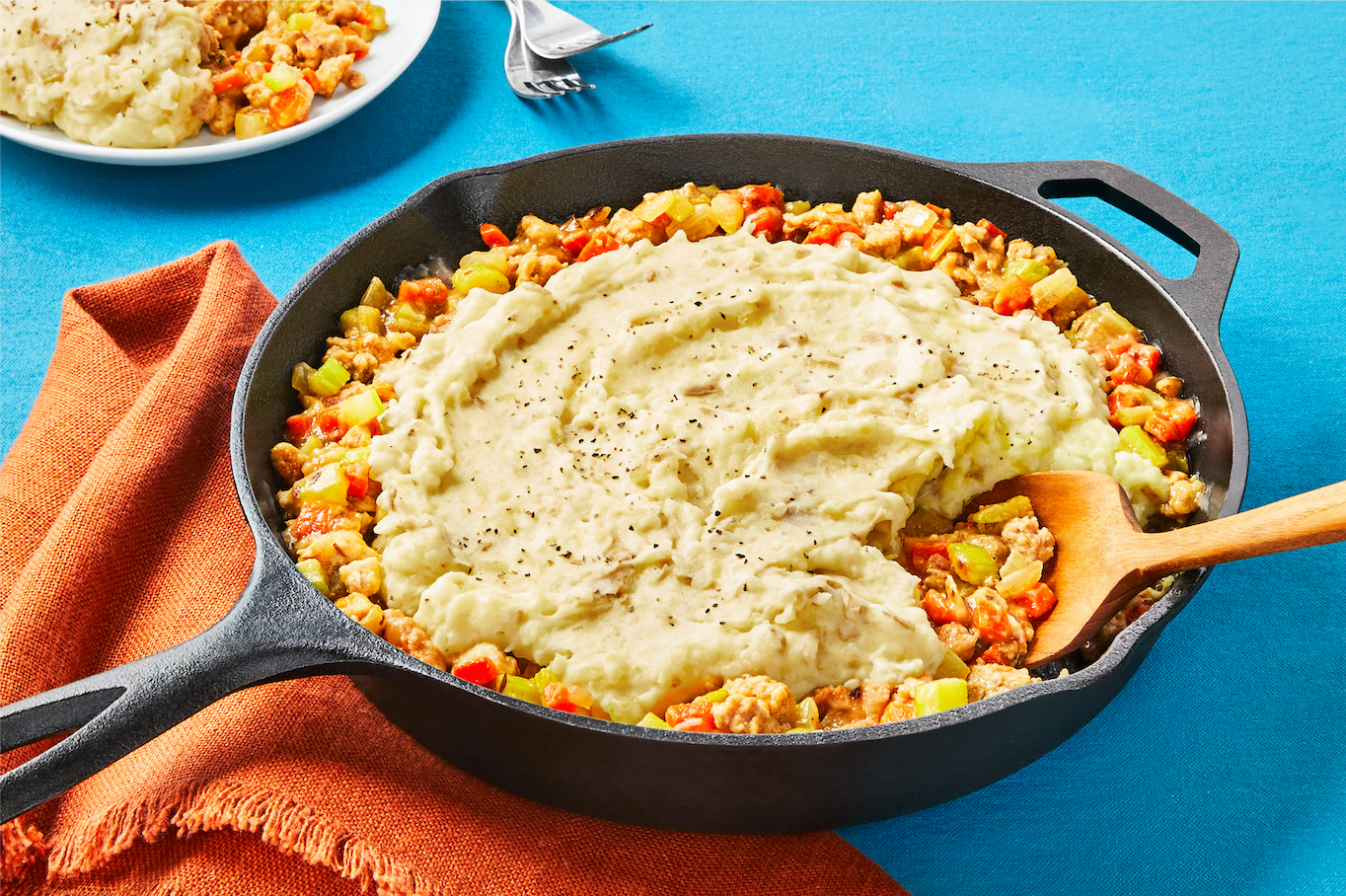 We're feeling LUCKY that the Turkey Shepherd's Pie is on this week's menu.