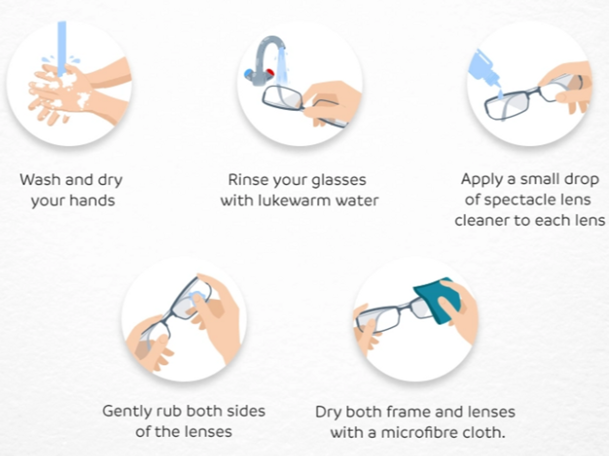 How to clean glasses the right way?