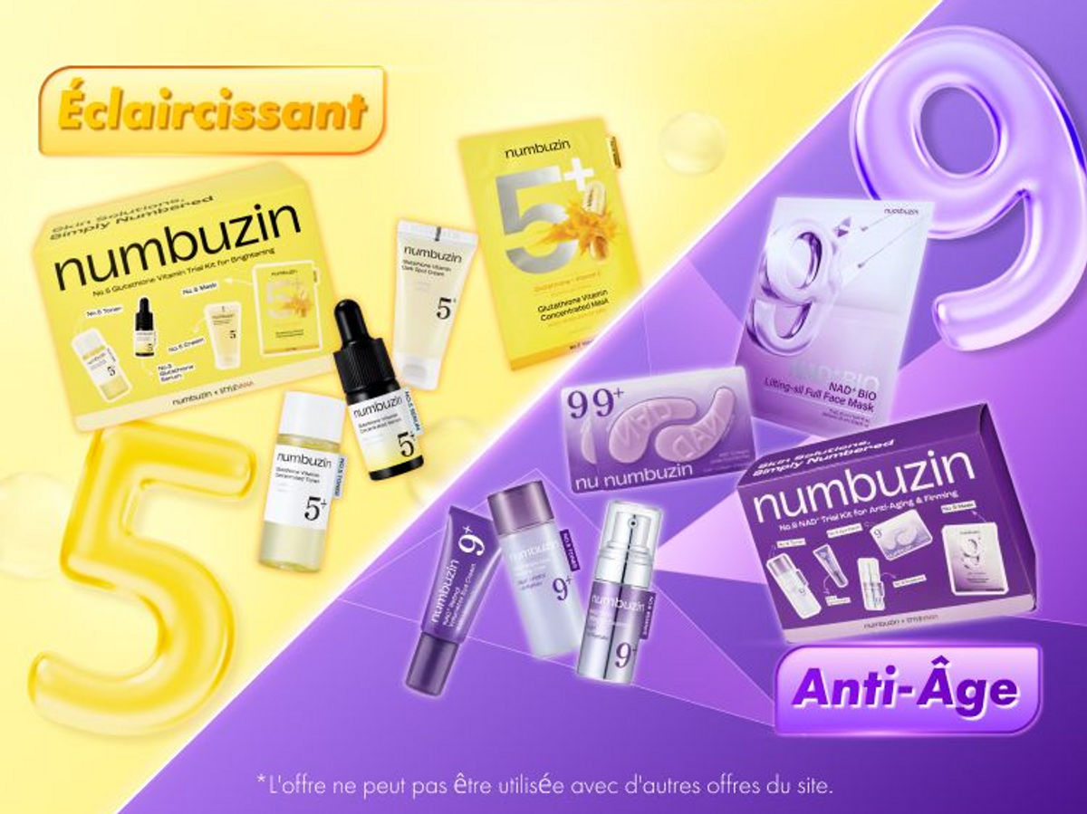 numbuzin Nouveau Kit d'Essai En exclusivité sur STYLEVANA !