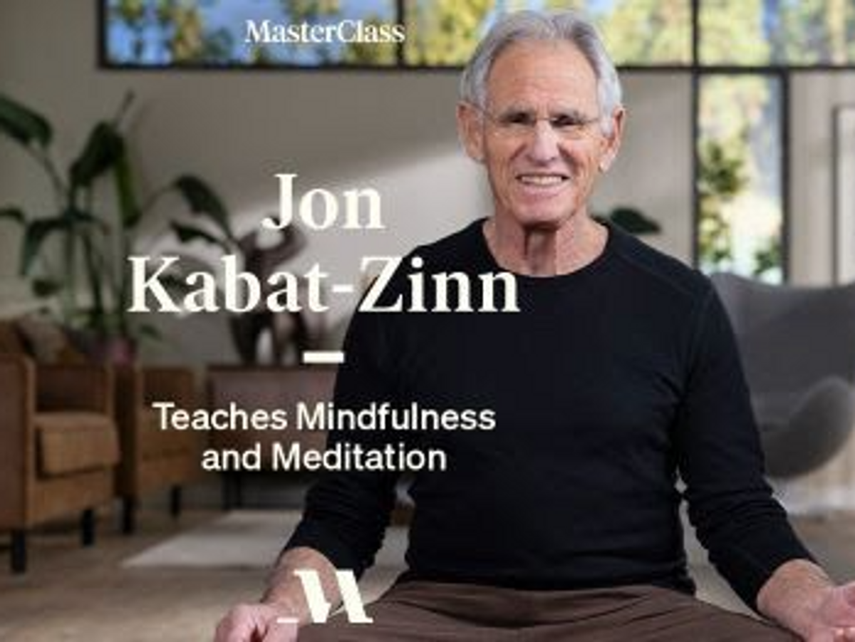 Jon Katab-Zinn Teaches Mindfulness and Meditation 