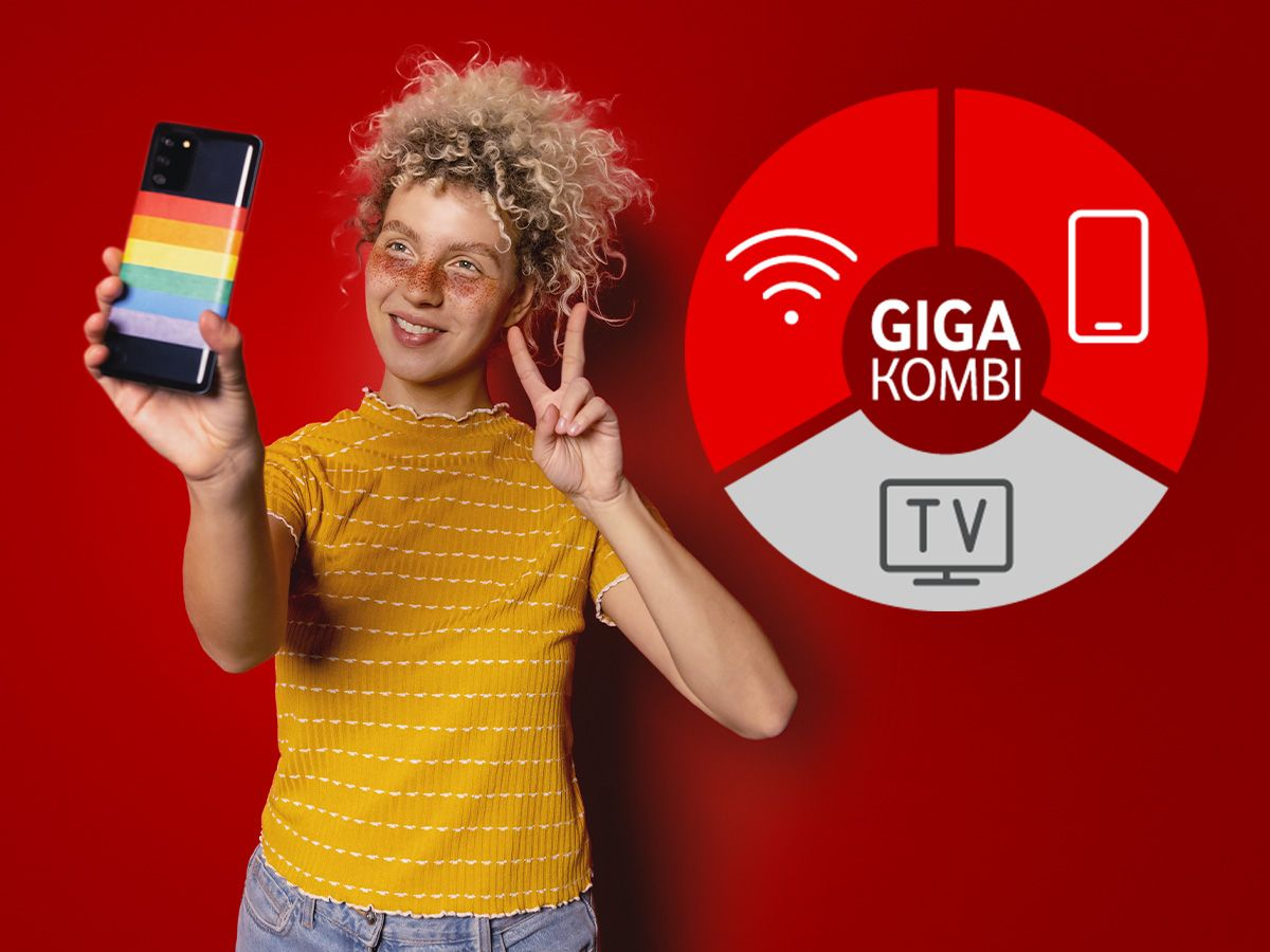 Schon Internet & Festnetz Kund:in? Sicher Dir exklusive GigaKombi- Vorteile.