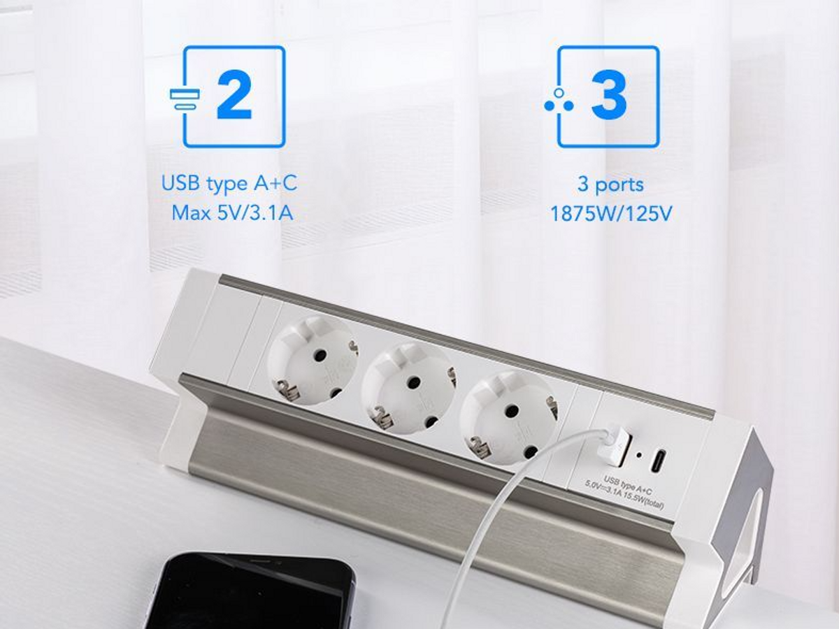 Bloc Multiprise de bureau PS9