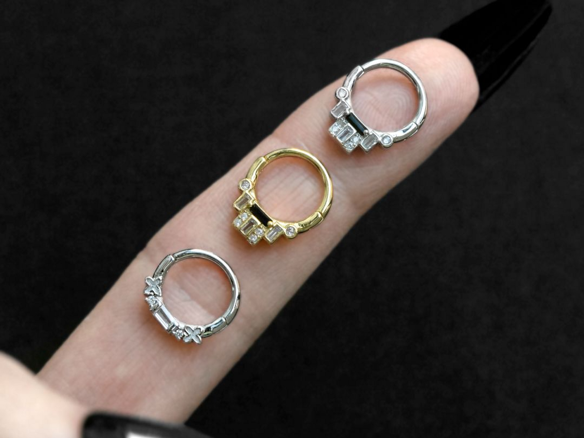 NEW Septum Clicker Rings