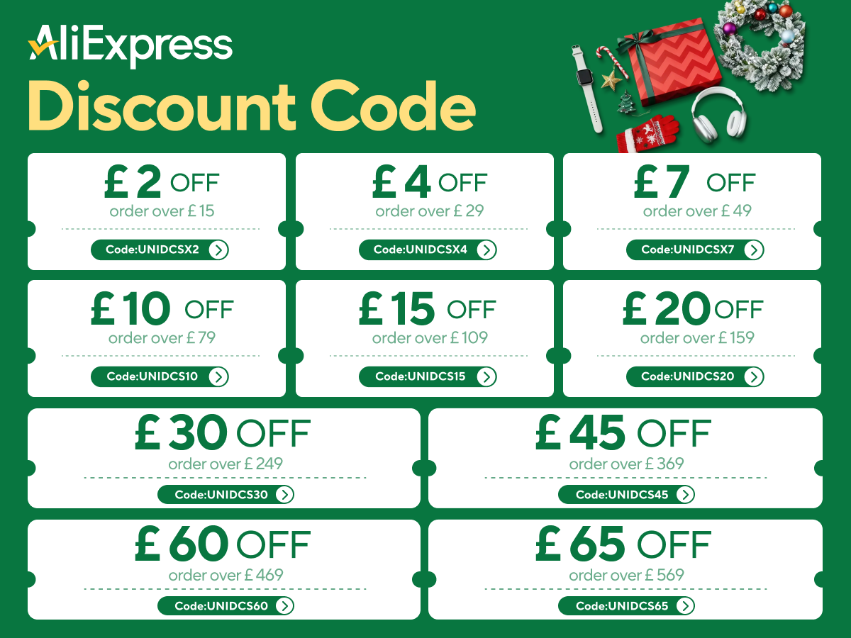 Up to 60%+EXTRA SAVE £65！Xmas Sale's on FIRE