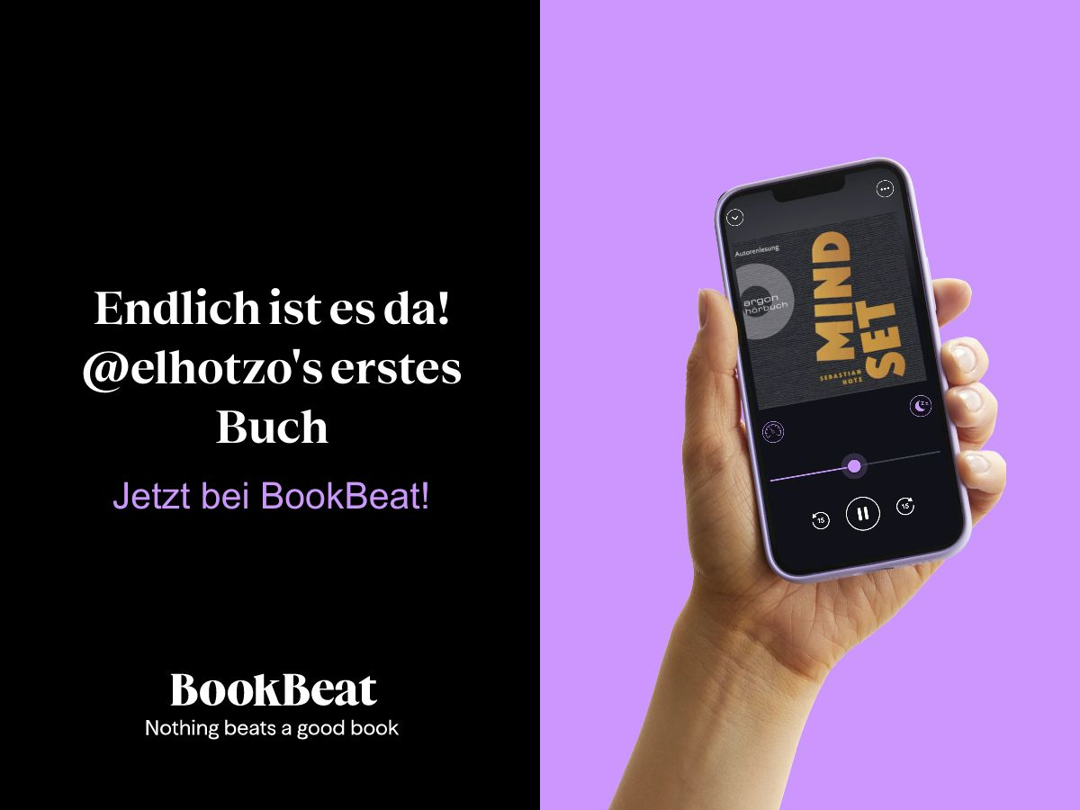 In @elhotzo's Buch "Mindset" geht es um all seine Lieblingsthemen.