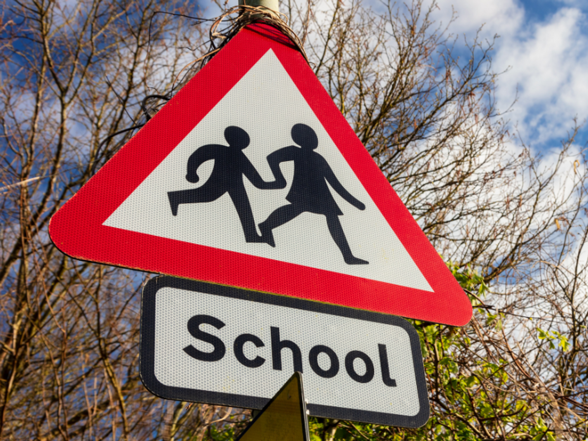 Driving in school areas