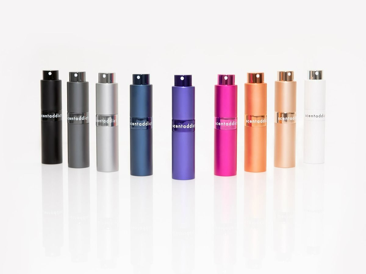 Choose from 9 stunning atomiser colours with scentaddict fragrance subscription! 