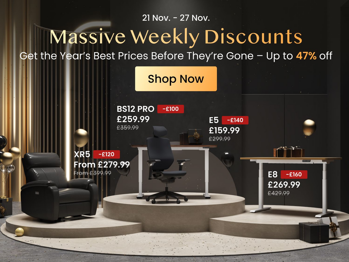 BF Deals: Standing desk E5 from £159.99, more on chairs and sofas