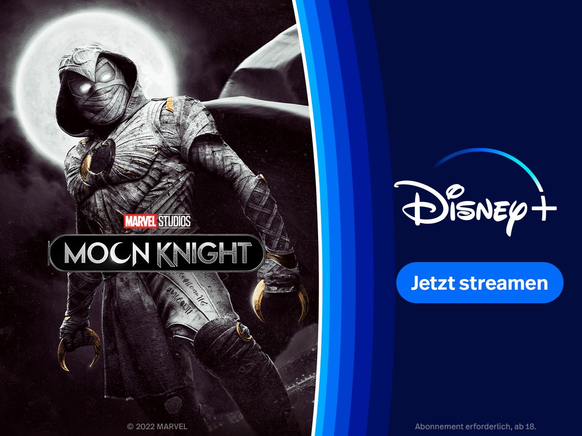 Marvel Studios Moon Knight: nur auf Disney+ streamen.