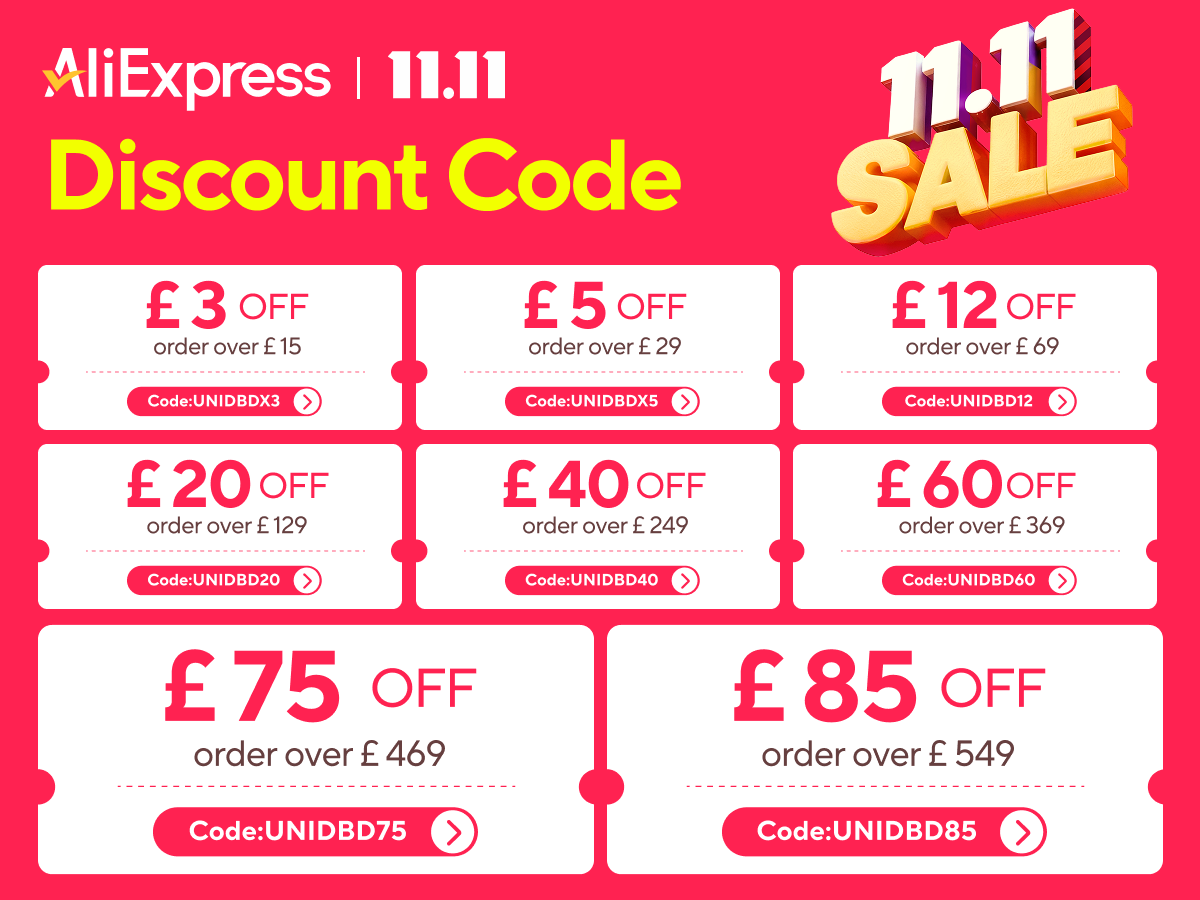 Up to 80% off + EXTRA £85! Shop 11.11 & Early Black Friday🎉