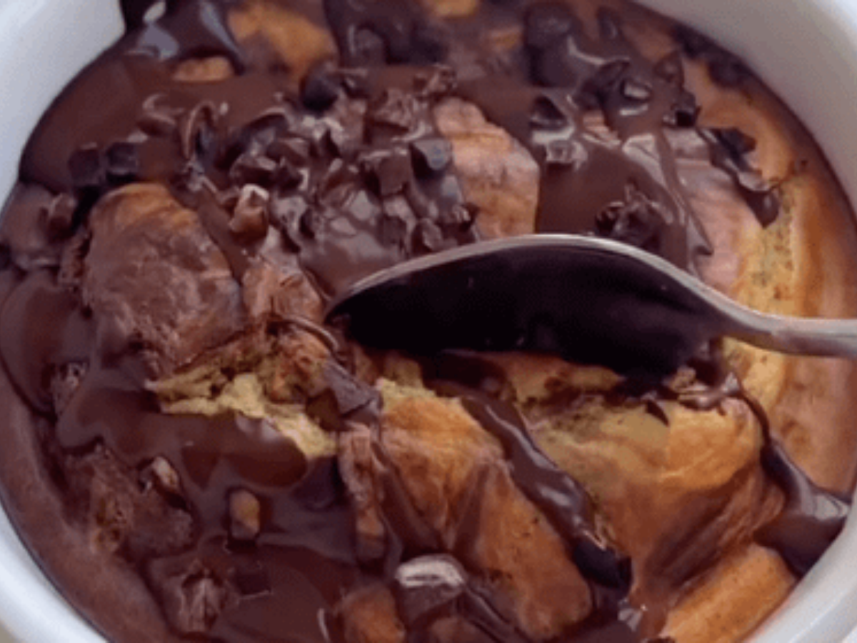 Chocolate Vanilla Swirl Baked Oats  🍫🍦