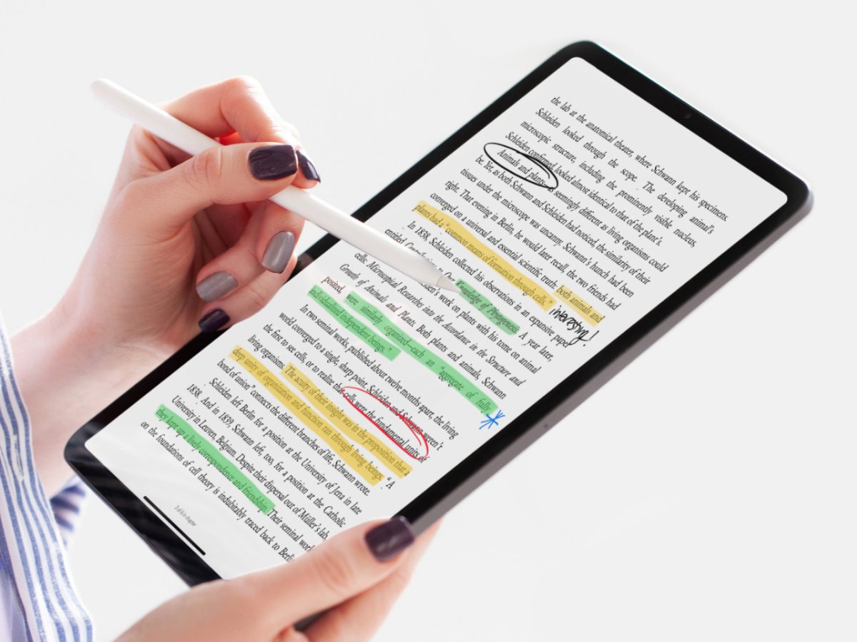 Mark up your Kobo eBooks on iPad® with Apple Pencil®