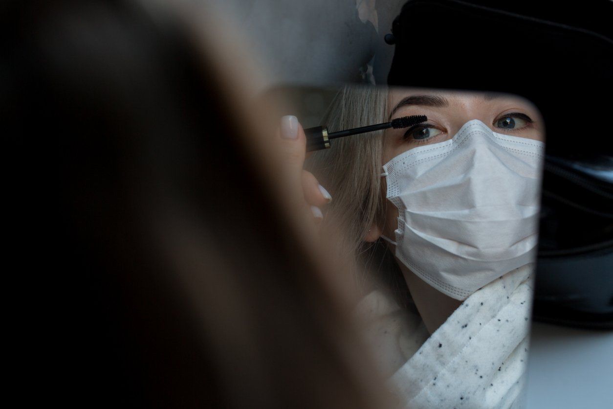 Makeup that Works With (Not Against) Your Mask