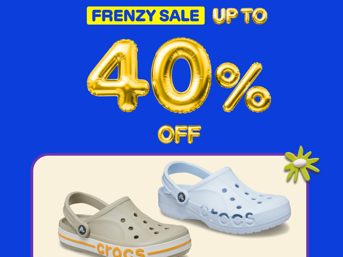 🎉 Step into November with Crocs’ Frenzy Sale Fun!