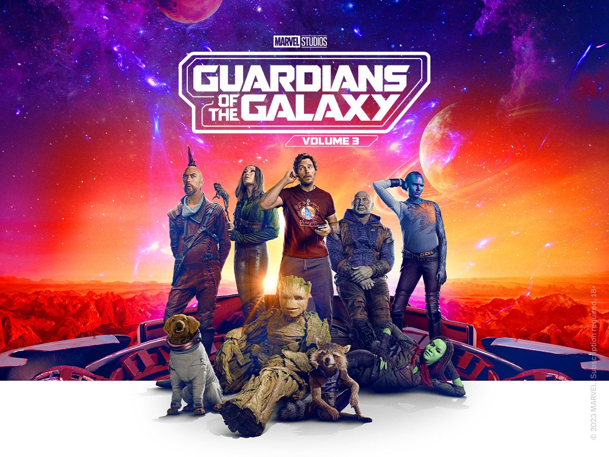 Stream Guardians of the Galaxy Vol. 3 now on Disney+
