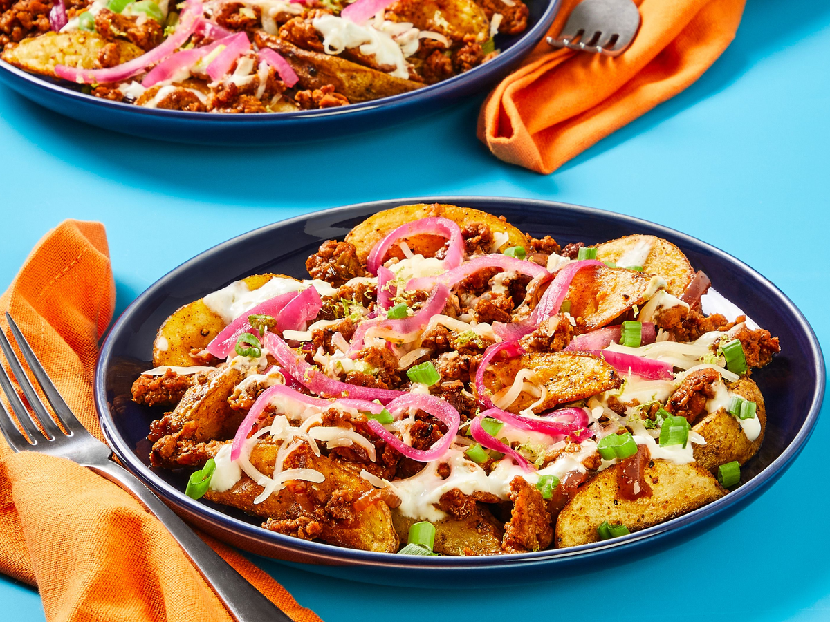 What can't potatoes do? Literally nothing! Proof: Loaded Pork Potato Wedges.