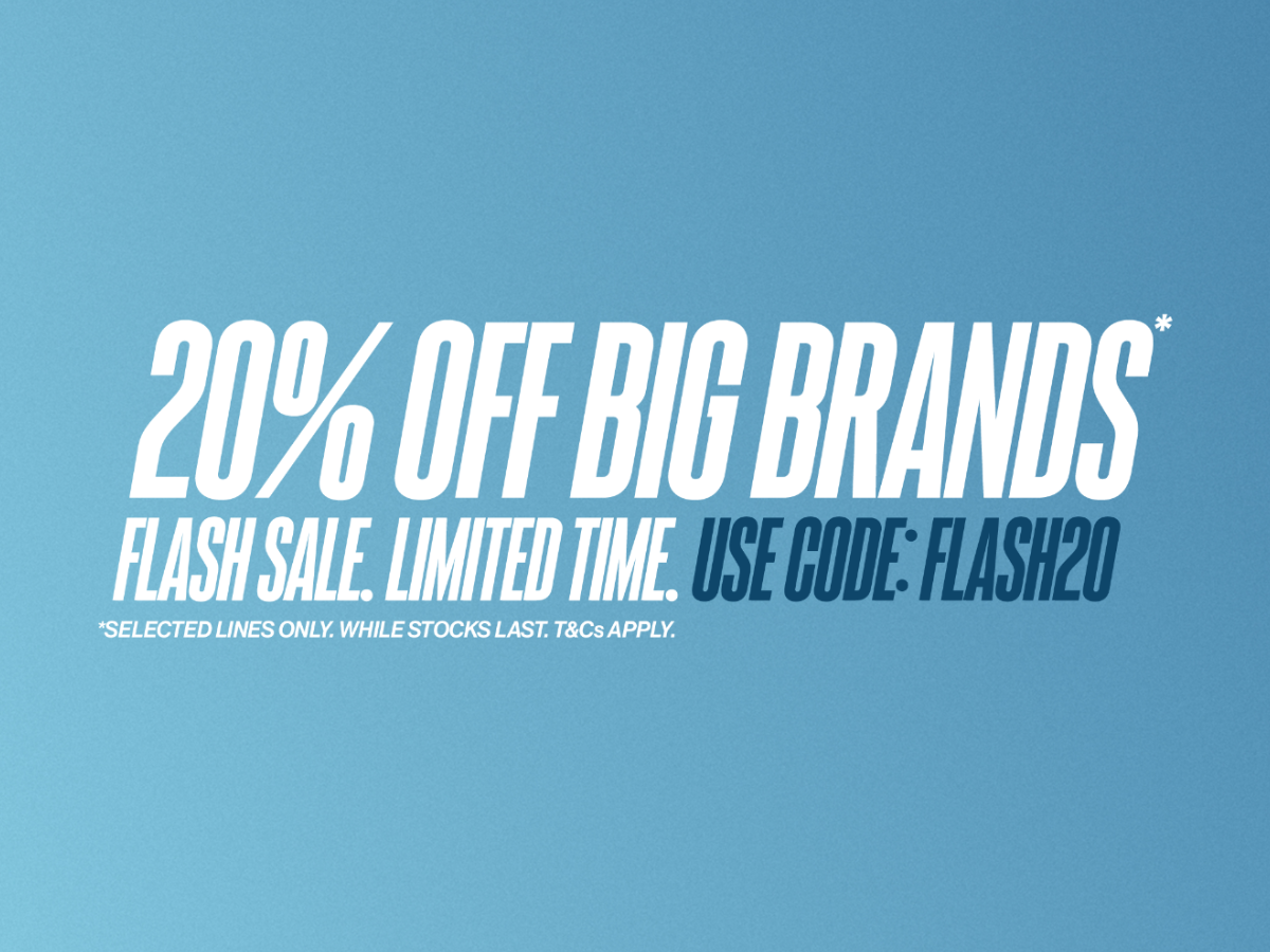 FLASH SALE - 20% Off Big Brands - Full Price and Sale Products - Use Code FLASH20
