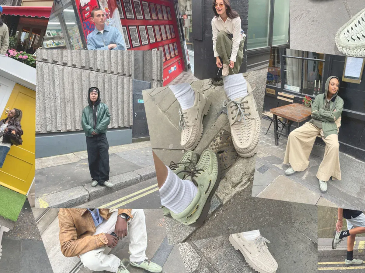 END. X TIMBERLAND AUTHENTIC 3 EYE BOAT SHOE "WEAVE"