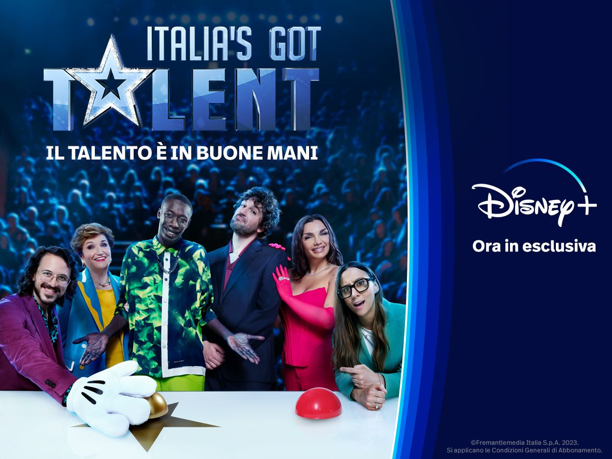 Italia's Got Talent è arrivato su Disney+