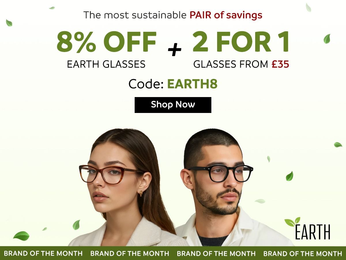 ✨Enjoy 8% OFF EARTH Glasses✨