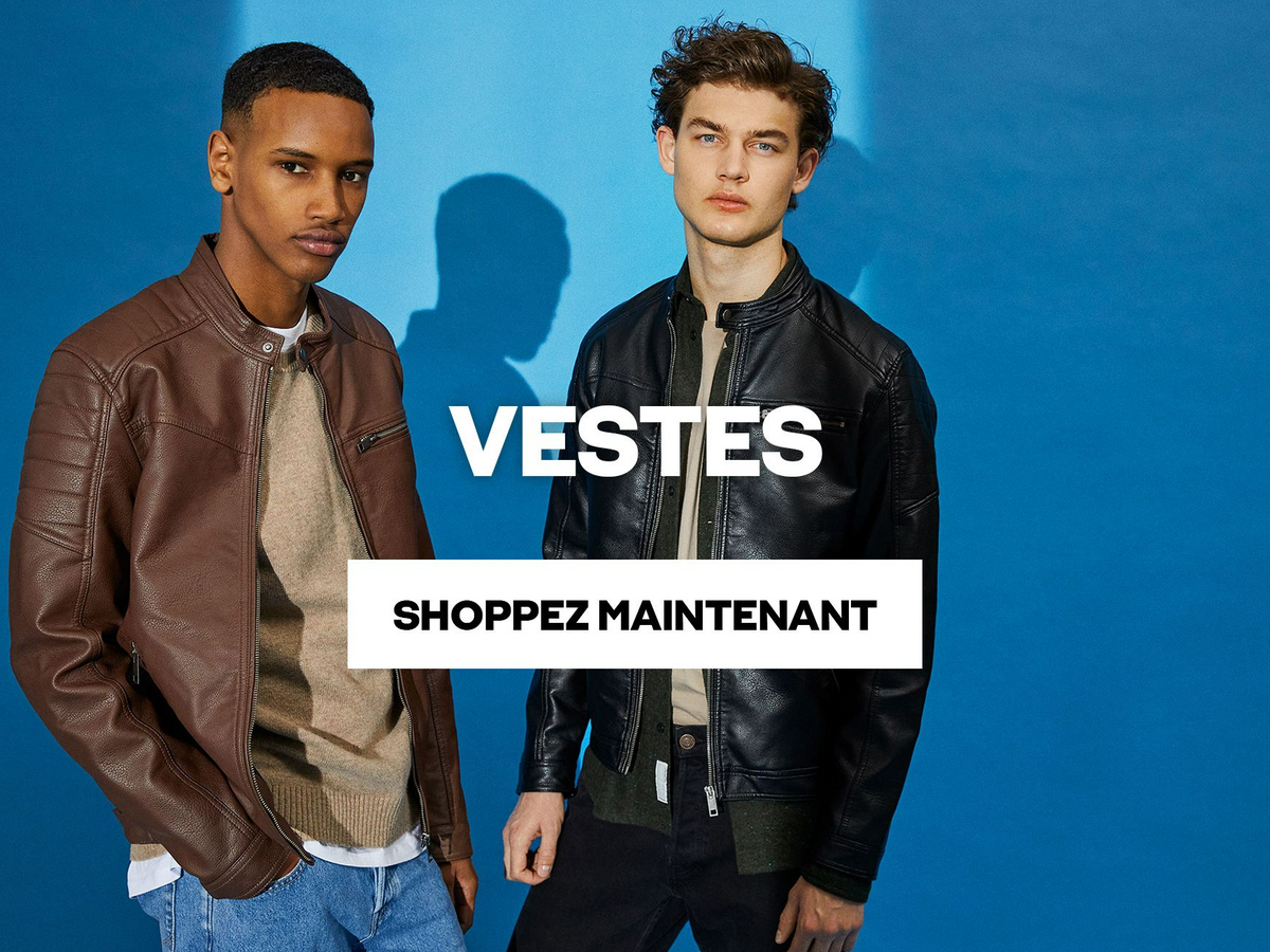 Vestes & blousons pour homme!