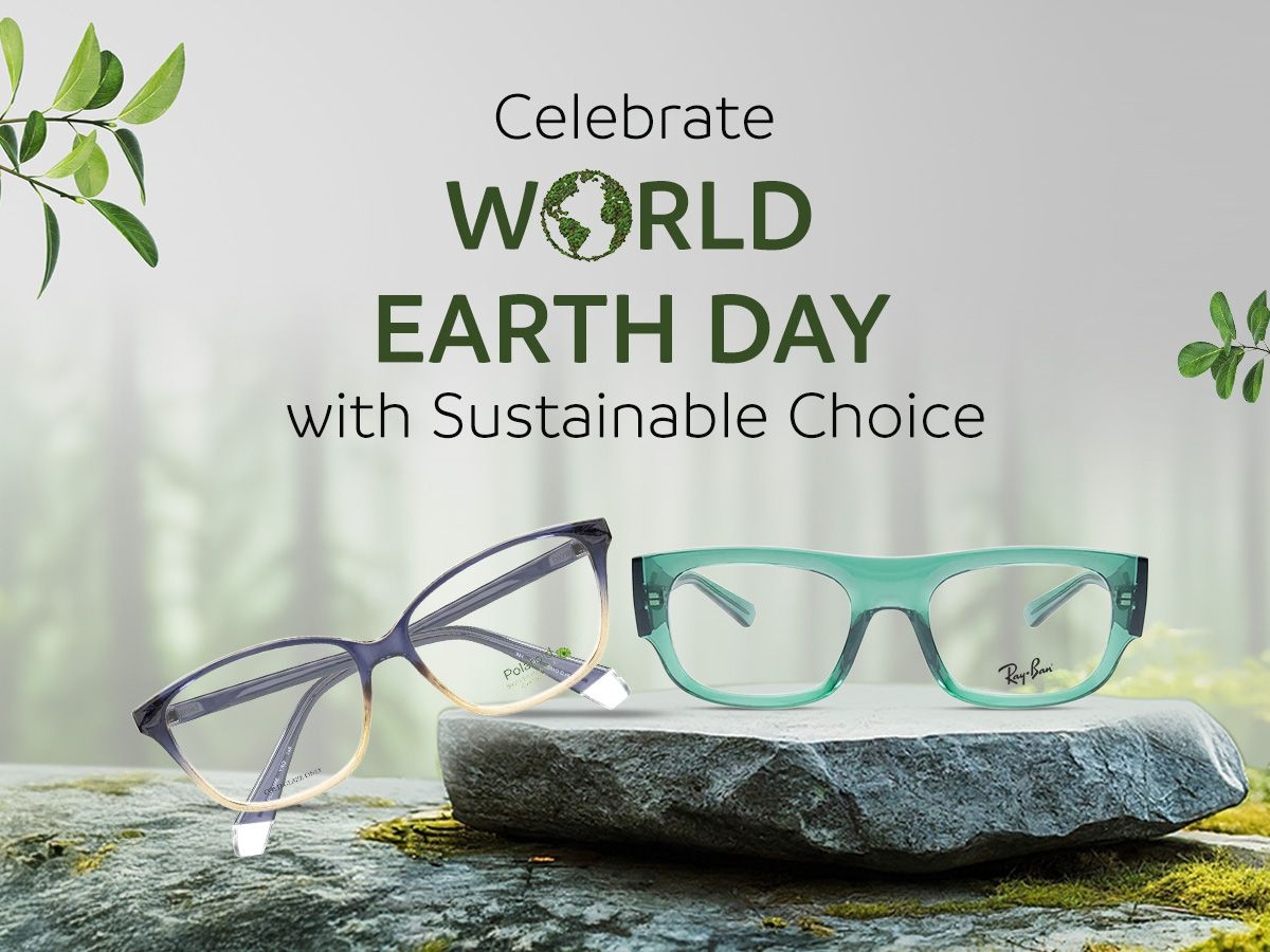 Choose sustainable glasses & save the EARTH🌍
