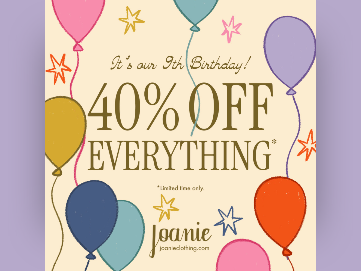 The Joanie Birthday Bash Is ON! 🥂