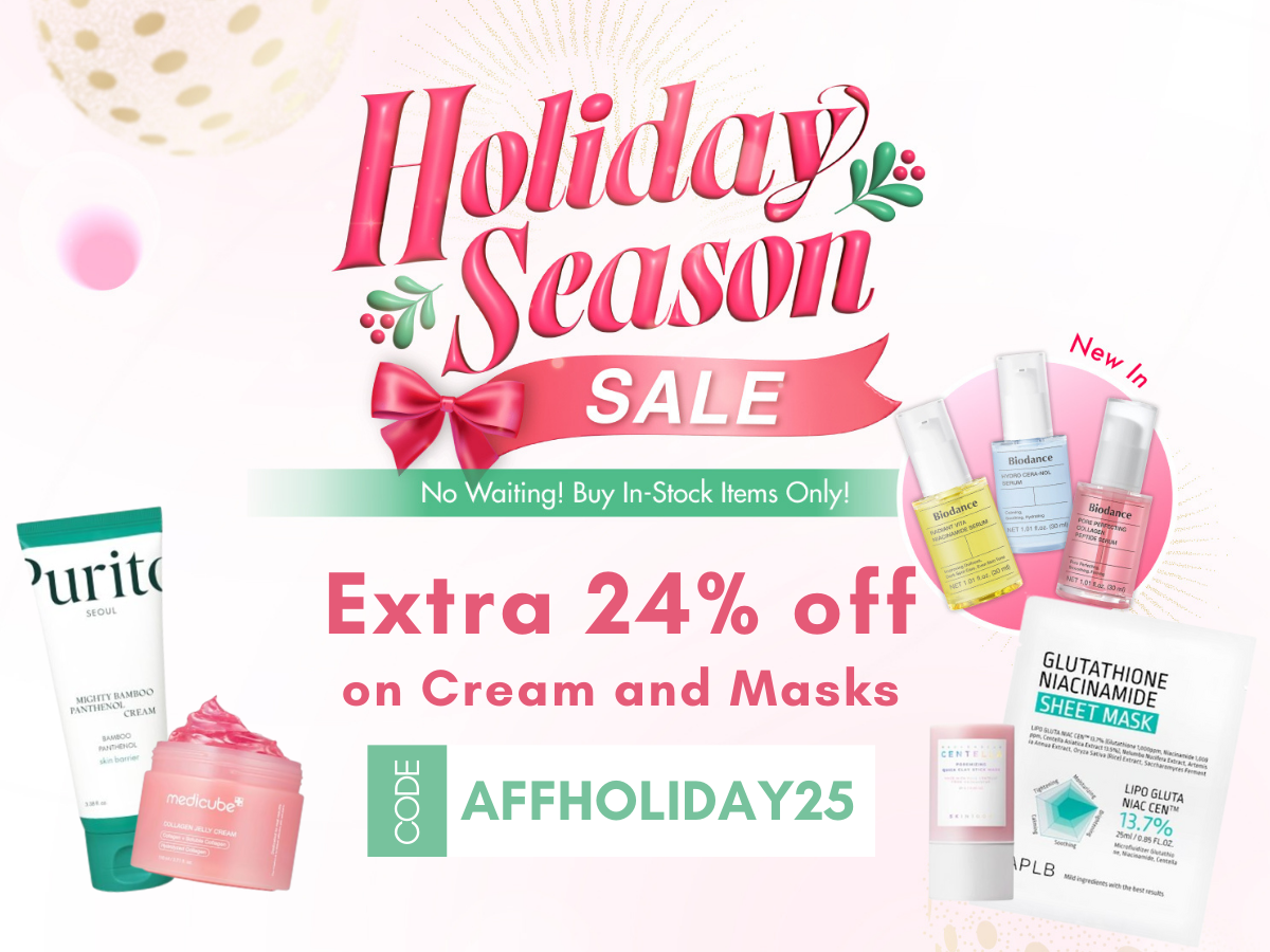 Kerstuitverkoop: 24% korting op crèmes en maskers