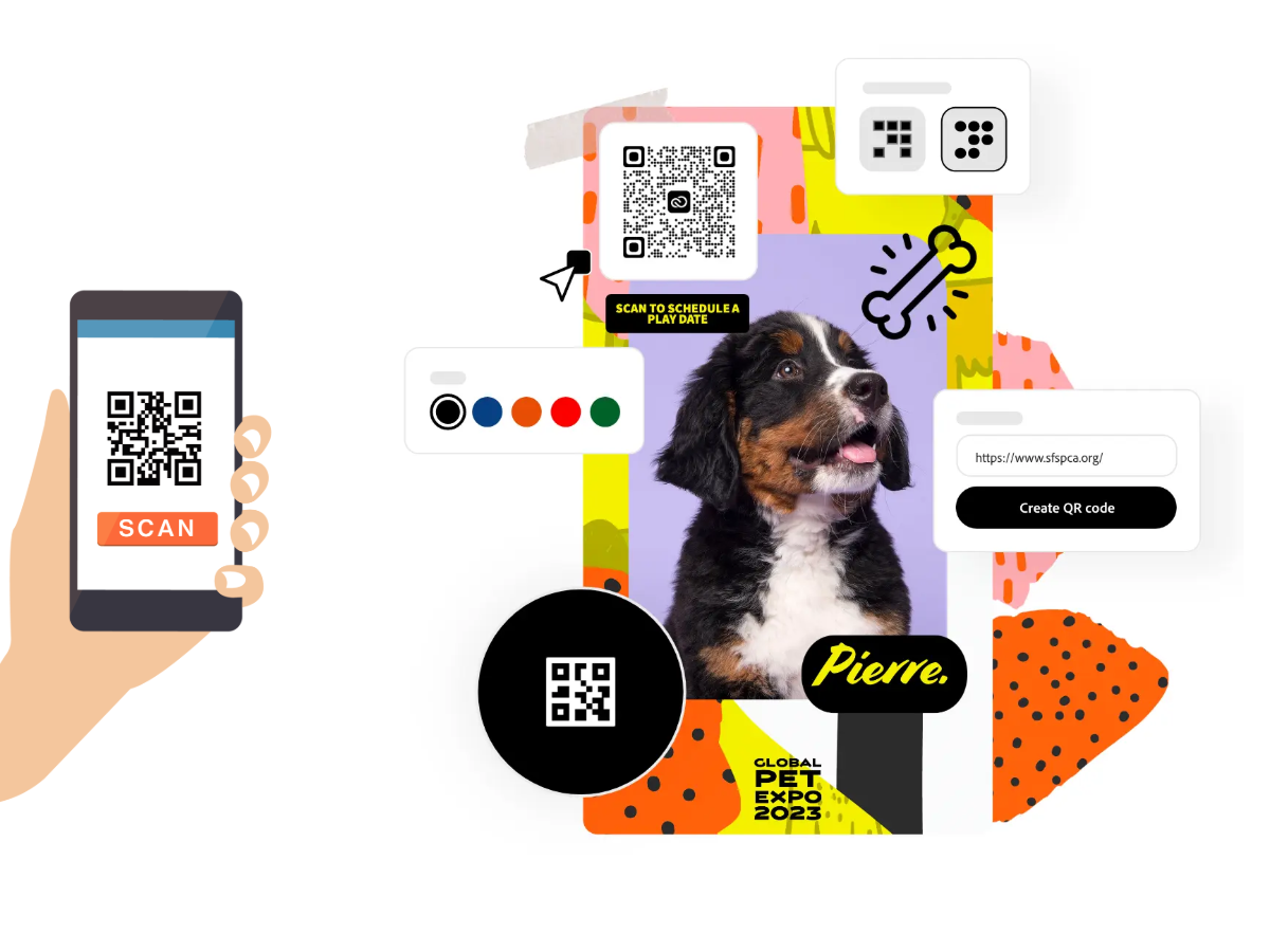 Another feature we can't get enough of in Adobe Express - the QR code maker!