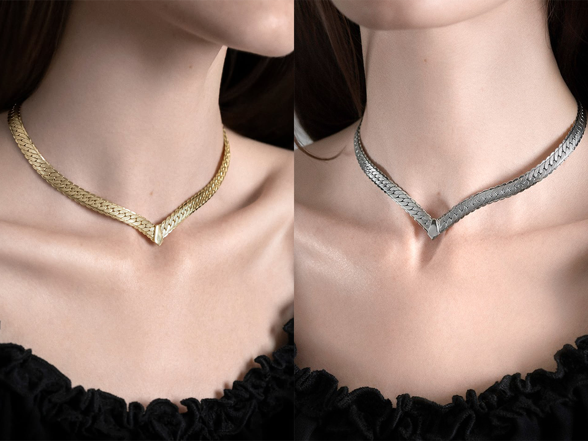 A most-desired design, now in a chunky snake chain.