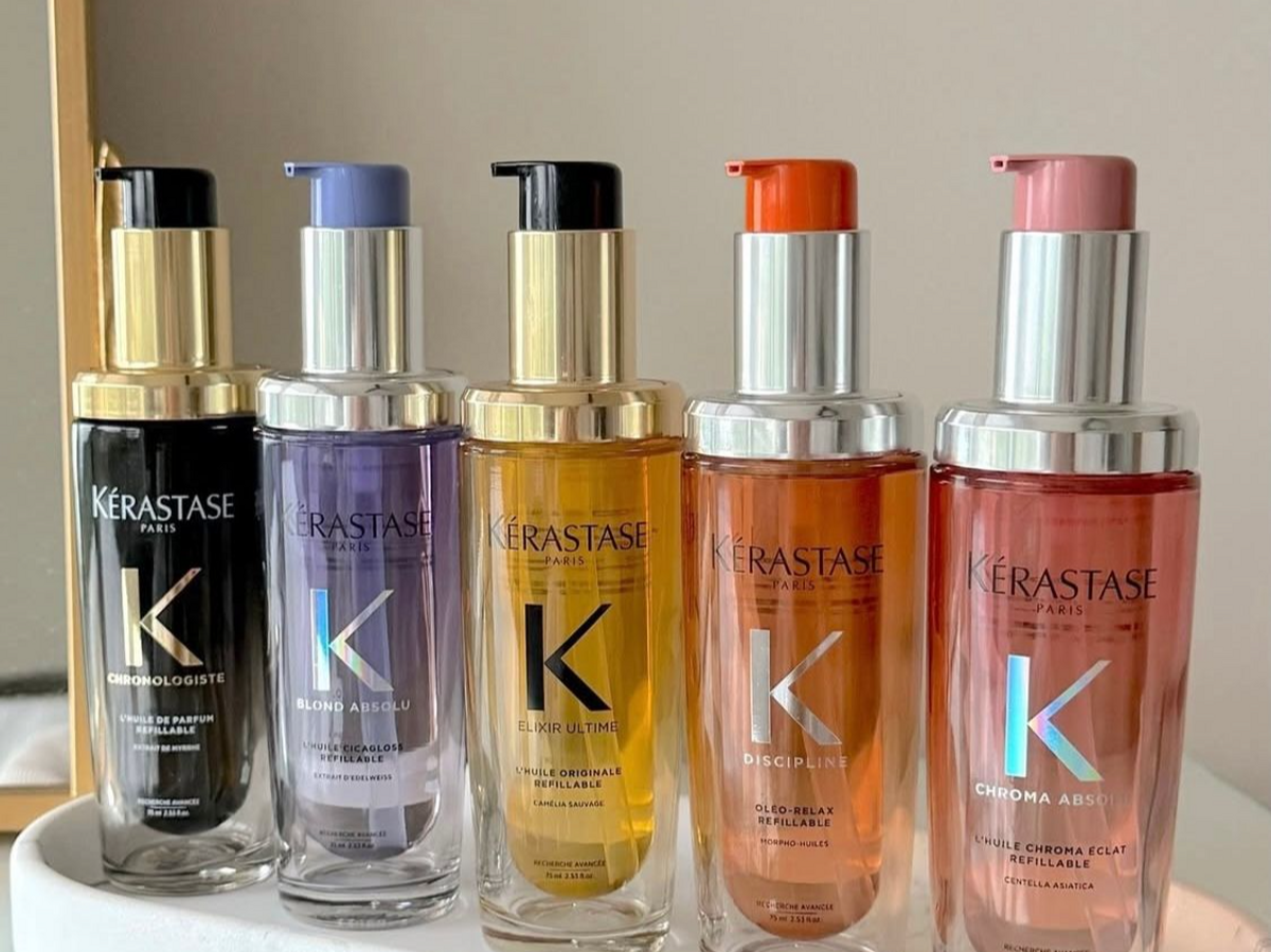 Discover Kérastase's luxuruious refillable hair oils 💝