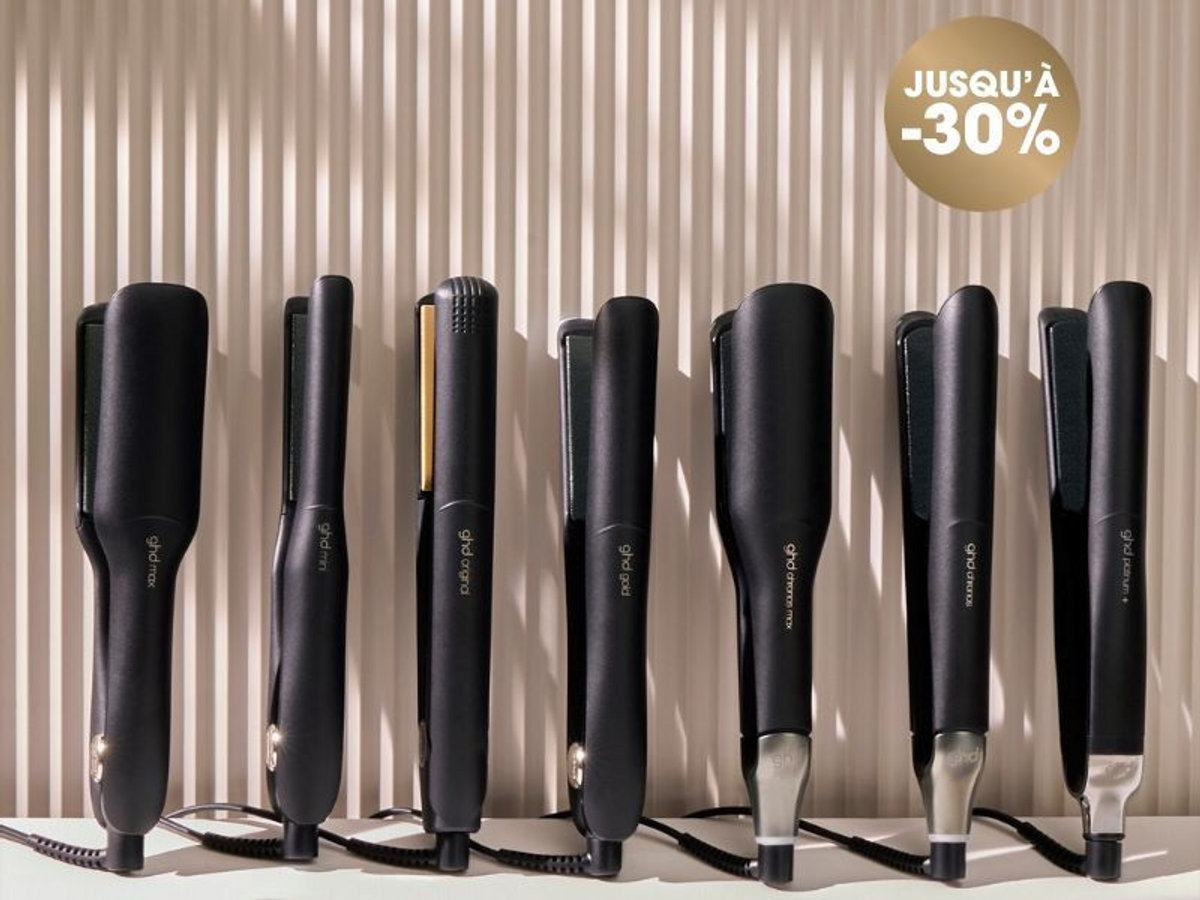 🔥 Lisseurs ghd jusqu'à -30% + 5% supplémentaire ! 🔥