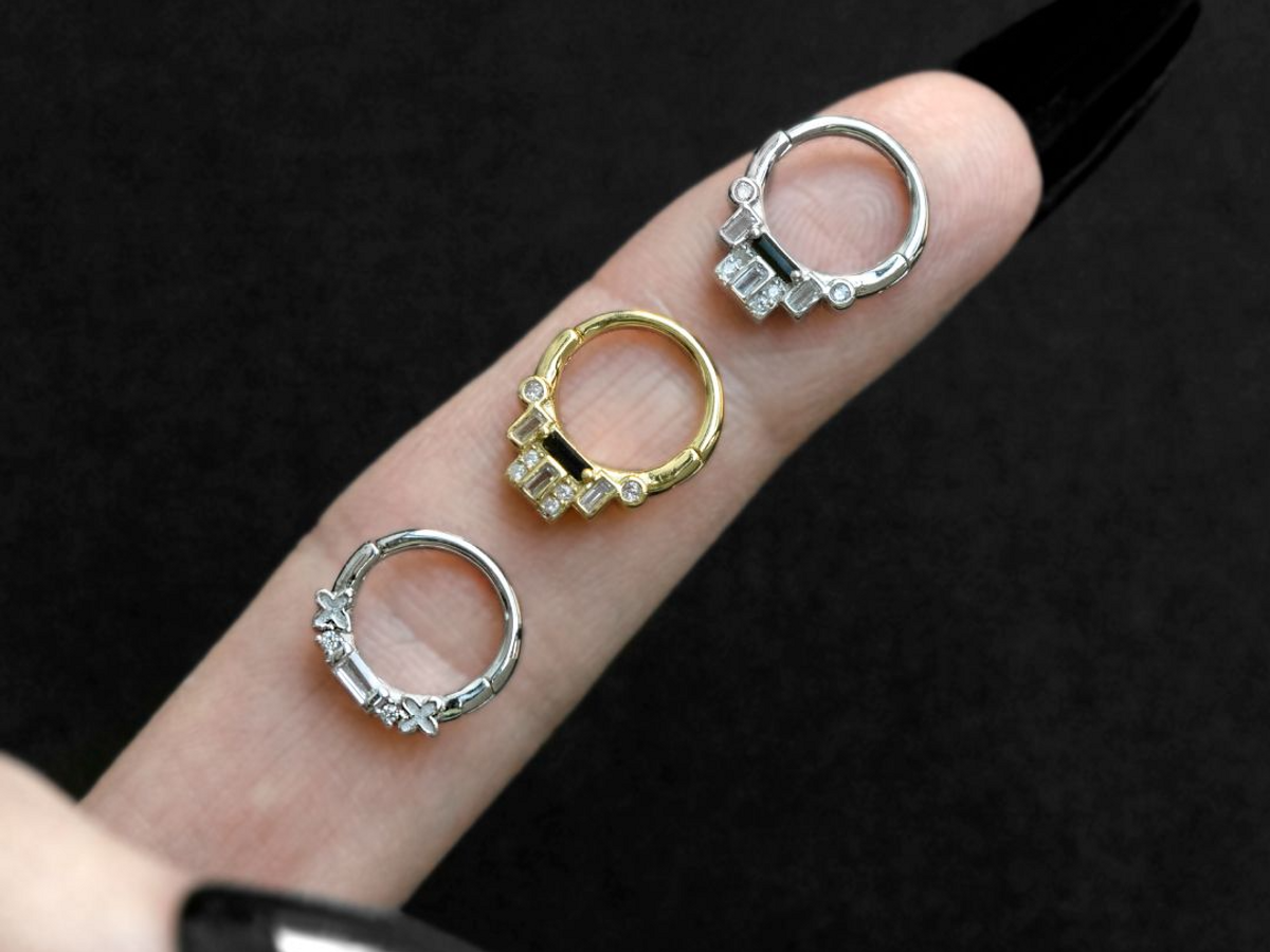 NEW Septum Clicker Rings