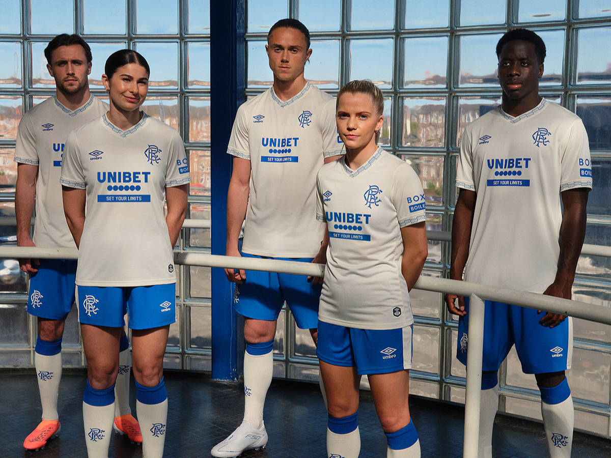 Rangers Away 2026/27. Inspired by Ibrox.