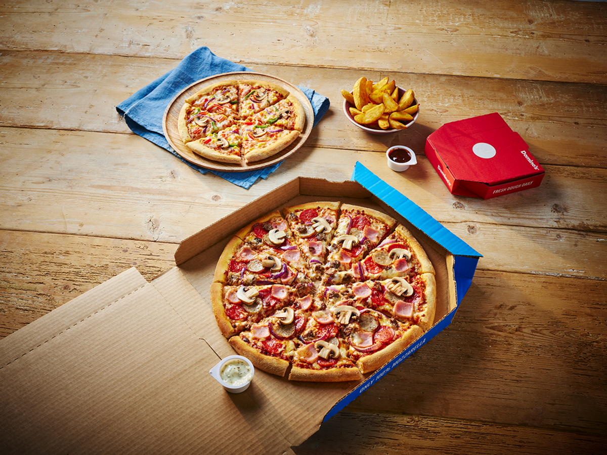 Grab 50% Off with Domino's!