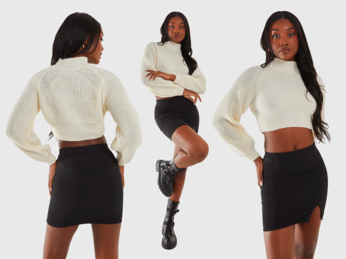 New In: High Neck Knitted Jumper!