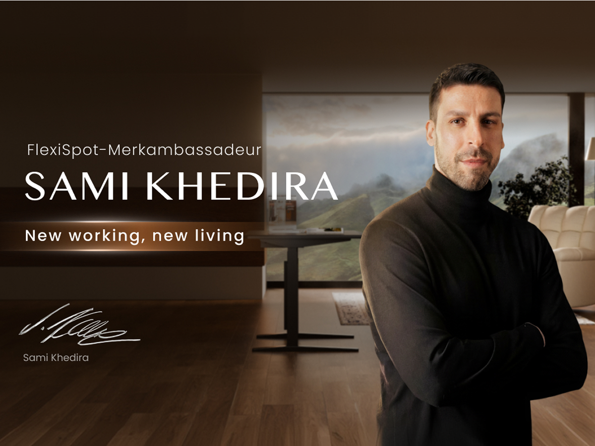 🎉 Sami Khedira, eerste ambassadeur van FlexiSpot – 06/03/26