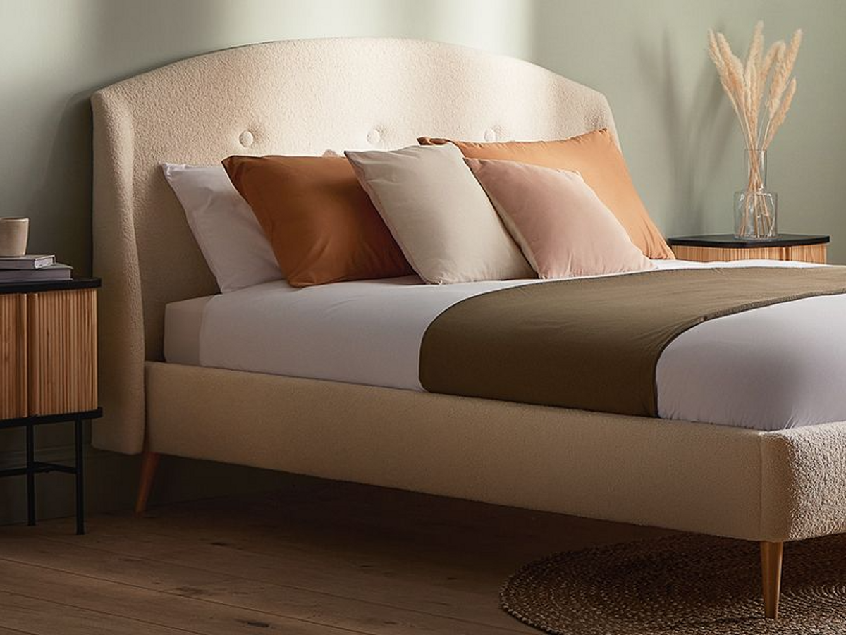 NEW! Evana Upholstered Bed Frame